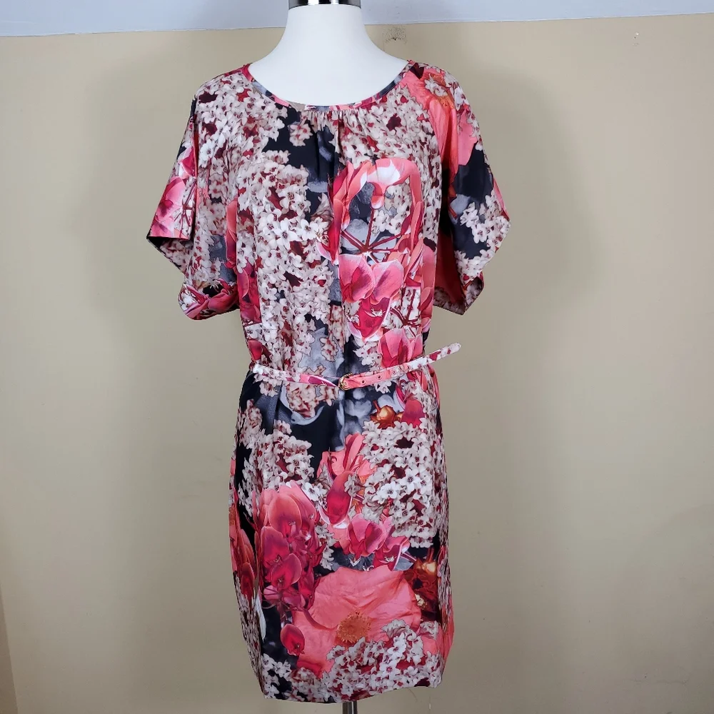 Ted Baker Pink Floral Dress - Picture 2 of 8
